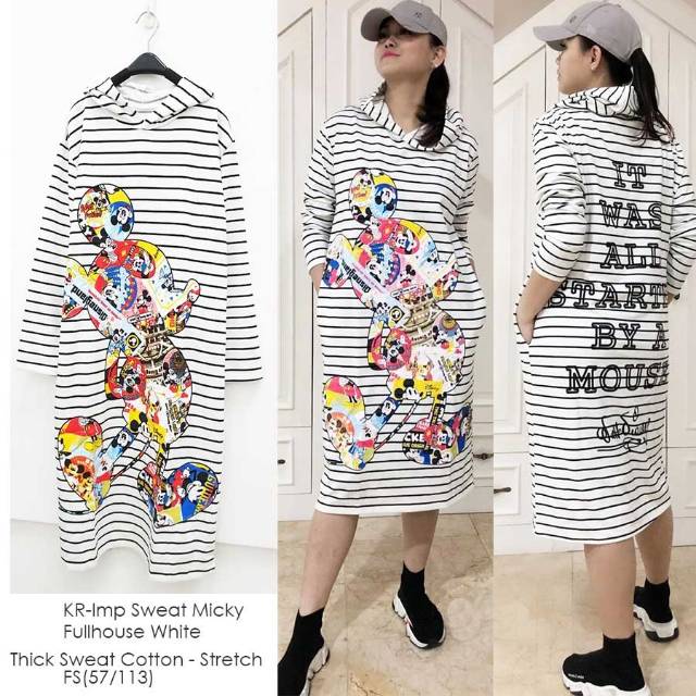 

KR-Imp Sweat Mickey Fullhouse White