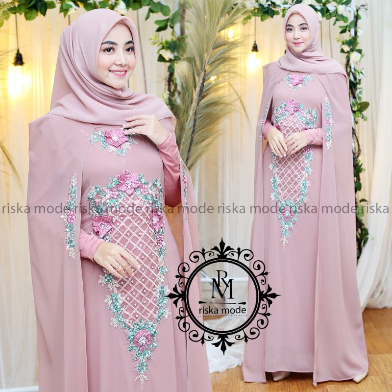 GAM8S KAFTAN RM CERUTY BABY DOLL + INNER(MANSET GAMIS) EDISI LEBARAN 2022