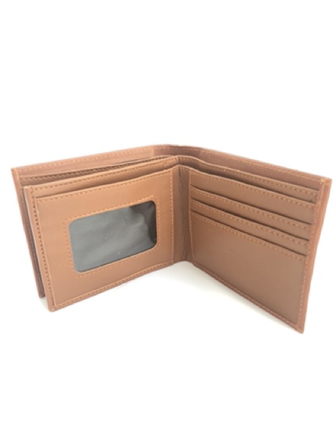 DOMPET PRIA DOMPET ASLI PU LEATHER DOMPET LIPAT DOMPET COWOK MODEL 3 DIMENSI DOMPET PRIA MURAH