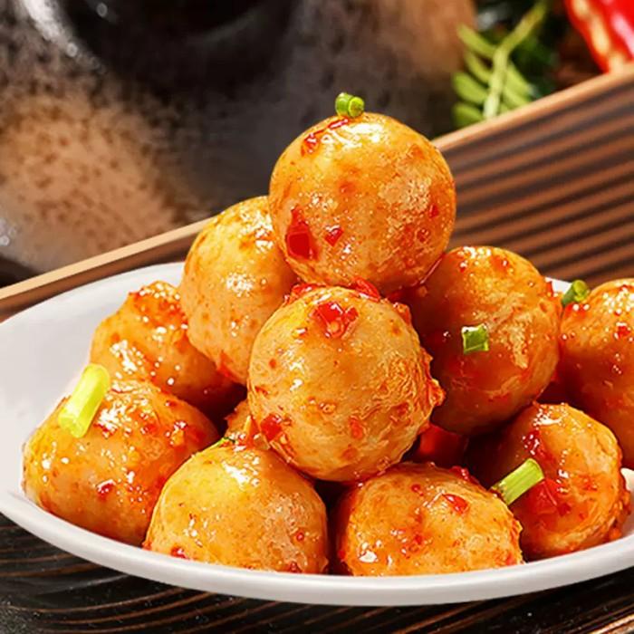 

Ao Men Jin Yu Hong Kong Style Fish Ball Ready to Eat Bakso Ikan Best Seller