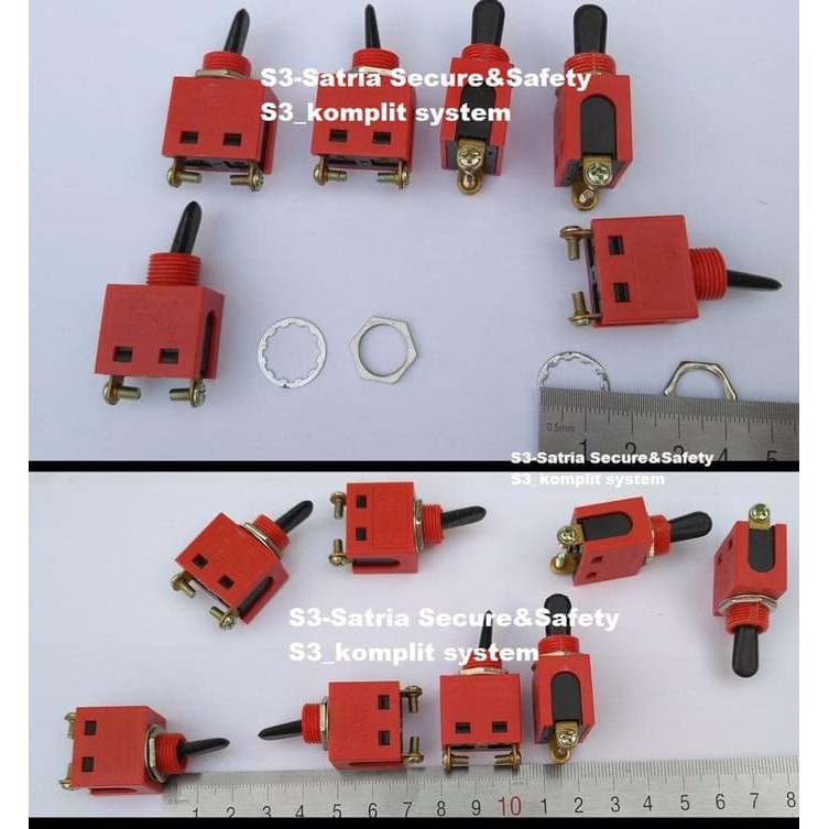 [13 GRAM] STE115A12 tombol on off saklar switch gerinda toggle Gurinda / Gerinda