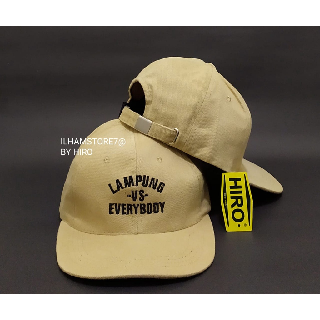 [COD]Topi Snapback Bordir LAMPUNG VC EVERYBODY New Model/Topi Terlaris/Topi Hiro Keren