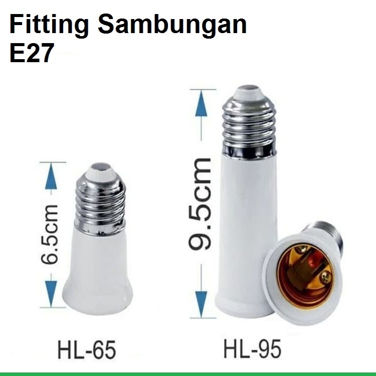 Sambungan Fitting lampu  / Pemanjang Lampu / Downlight