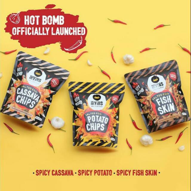 

Irvins Salted Egg Hot Boms 230gram