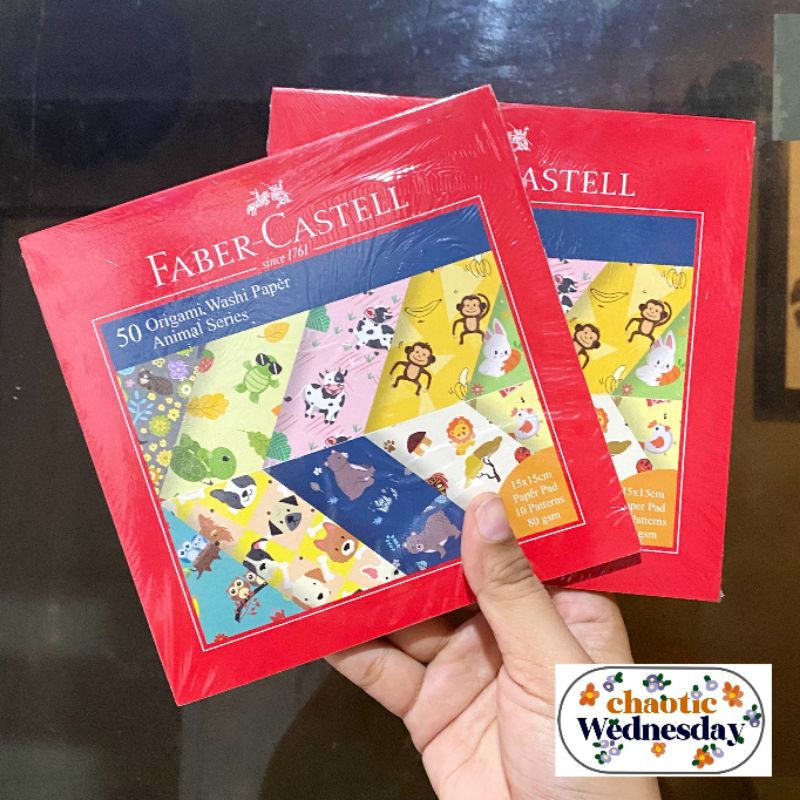 

FABERCASTELL KERTAS ORIGAMI WASHI PAPER ISI 50 LEMBAR