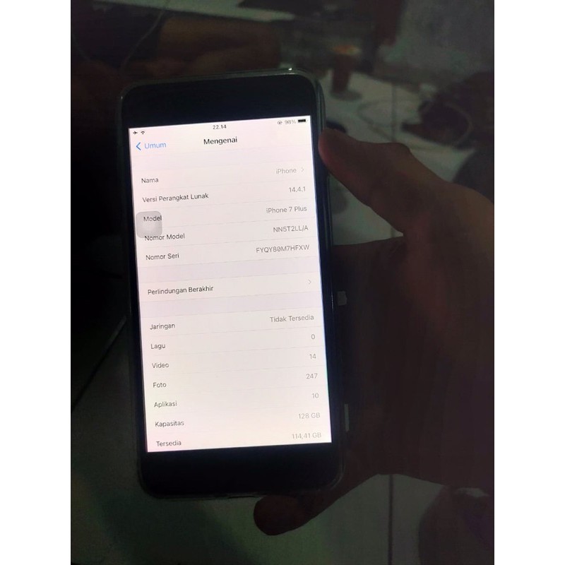 iphone 7 plus 128 Gb bypass wifi premium