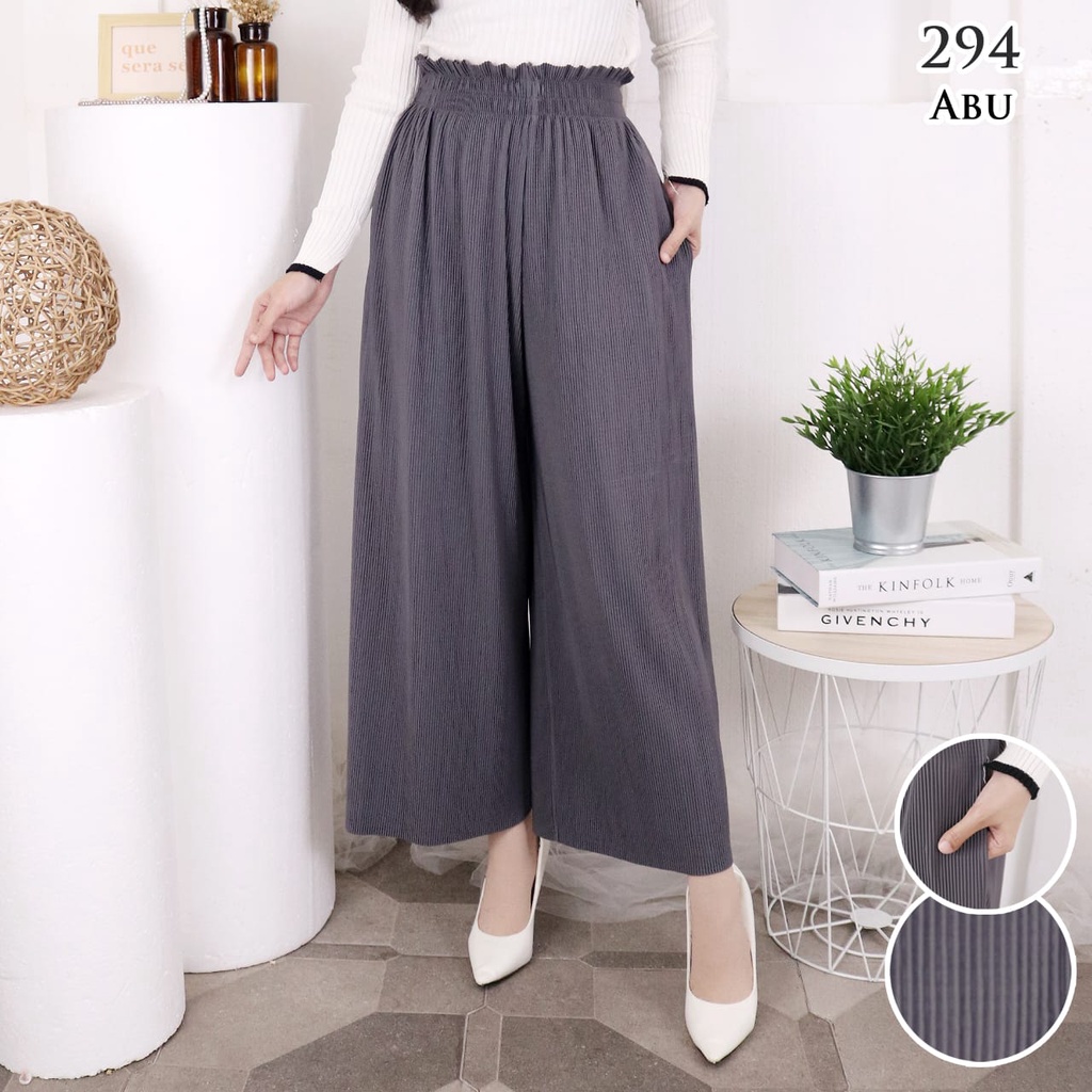 KULOT BASIC 294 PLISKET LIDI PLEATS PANT KULOT PLISKET