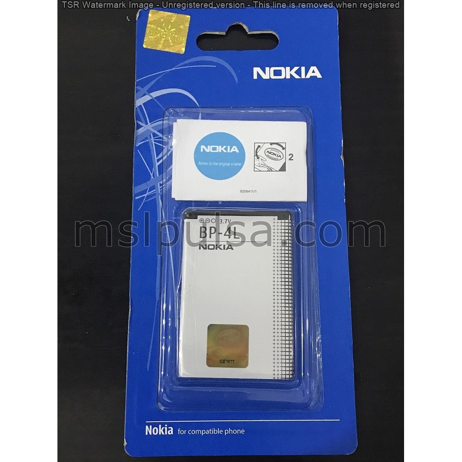 Baterai Nokia N90 N97 E63 E73 6650 BP 4L BP4L Original 100