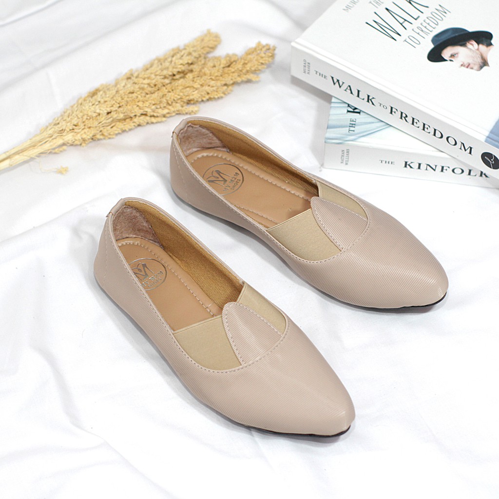 Mym2m Sepatu Flat Shoes Wanita Kekinian Terlaris Dalleya