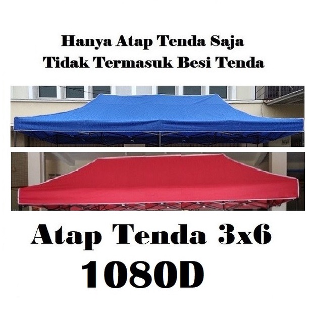 Terpal Atap Tenda Lipat 3x6 1080D