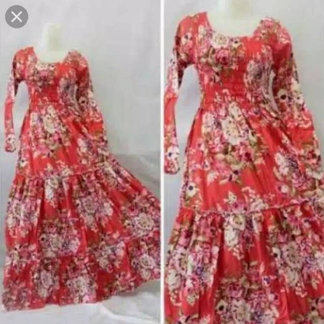 Gamis sakura bali kerut dada