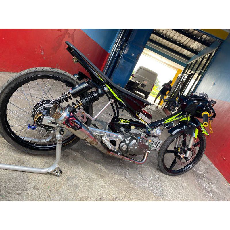Knalpot Creampie CP3 Original Jogja Jupiter z Cp3 BRS New Sleep Engine Stainless Steel Original Raci