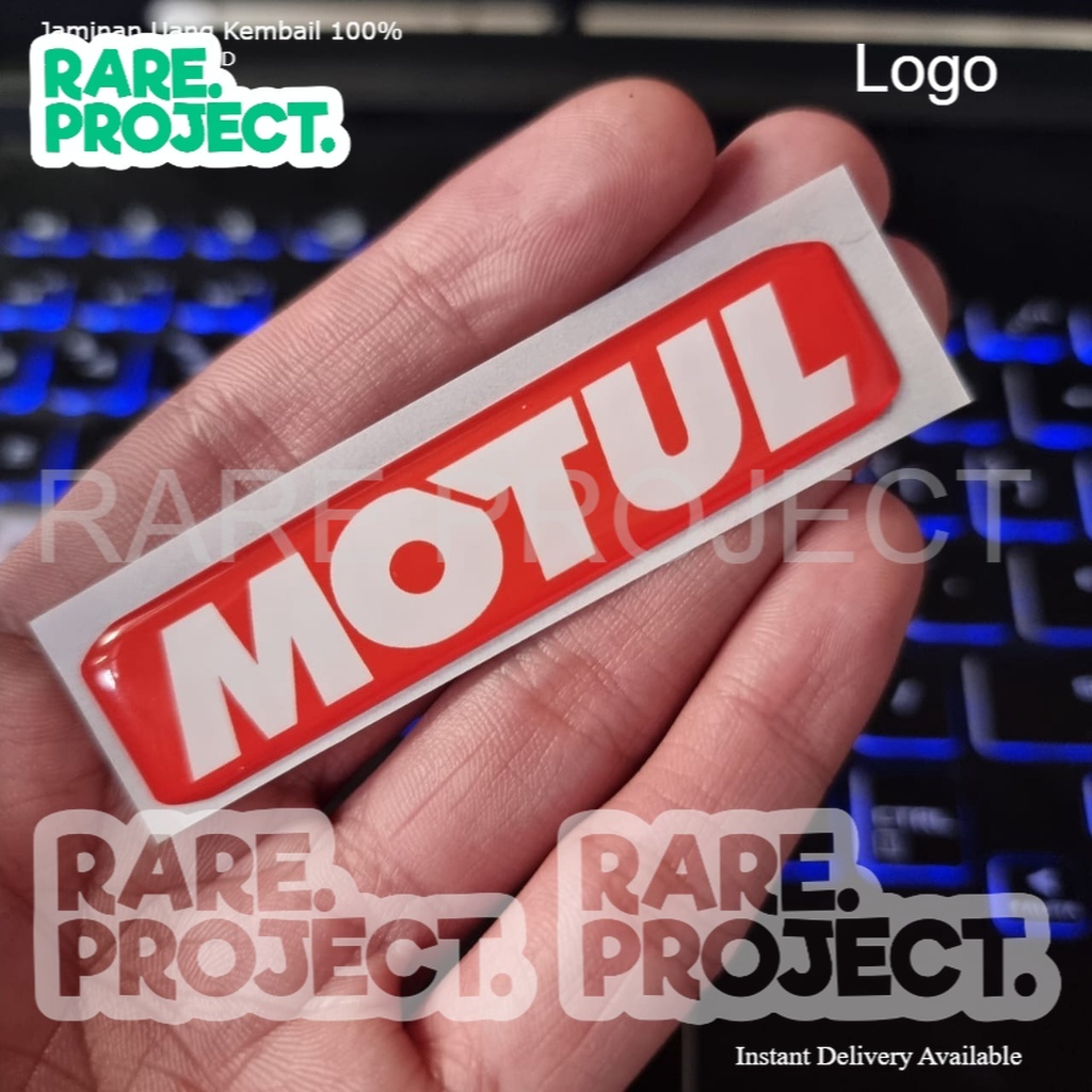 ESP STIKER MOTOR HONDA LOGO MOTUL EMBLEM TIMBUL ESP 3D BOX FILTER VARIO BEAT SCOOPY PCX AKSESORIS MO