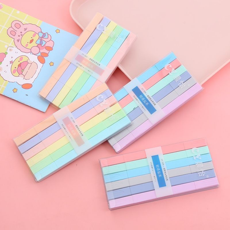 

[COD] STABILO WARNA WARNI PASTEL SET 6 PCS WARNA MURAH LUCU