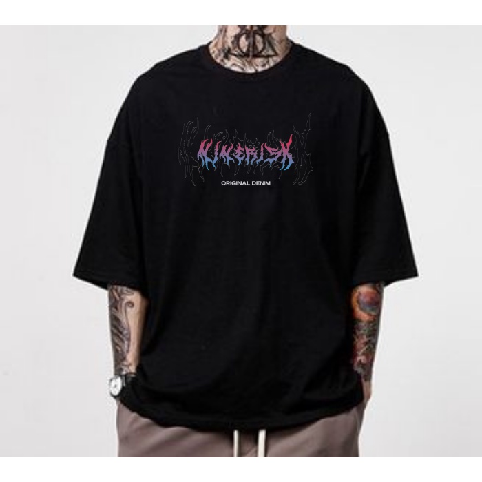 Kaos Pria Distro Oversized shirt pria korea ninerisk spidermoon kaos distro pria wanita original tsh