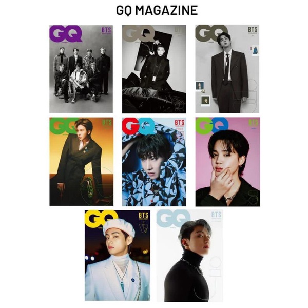 READY STOCK MAGAZINE GQ KOREA BTS 2022
