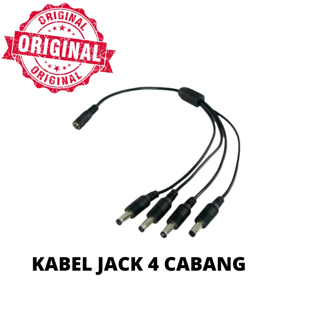 KABEL JACK 4 CABANG CUMI