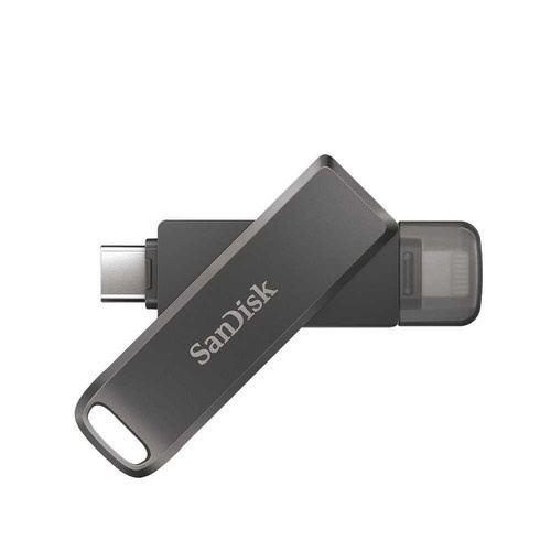 Flashdisk OTG Type-C &amp; OTG iPhone 64GB SanDisk iXpand Luxe - Garansi Resmi 2 Tahun