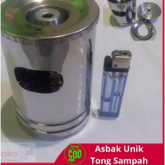 ✅Fyp on Asbak Rokok Bentuk Tong Tampah, Asbak Unik Anti Angin 12 x 8,5 cm 5.5 Promo >>/【Promo Hari I