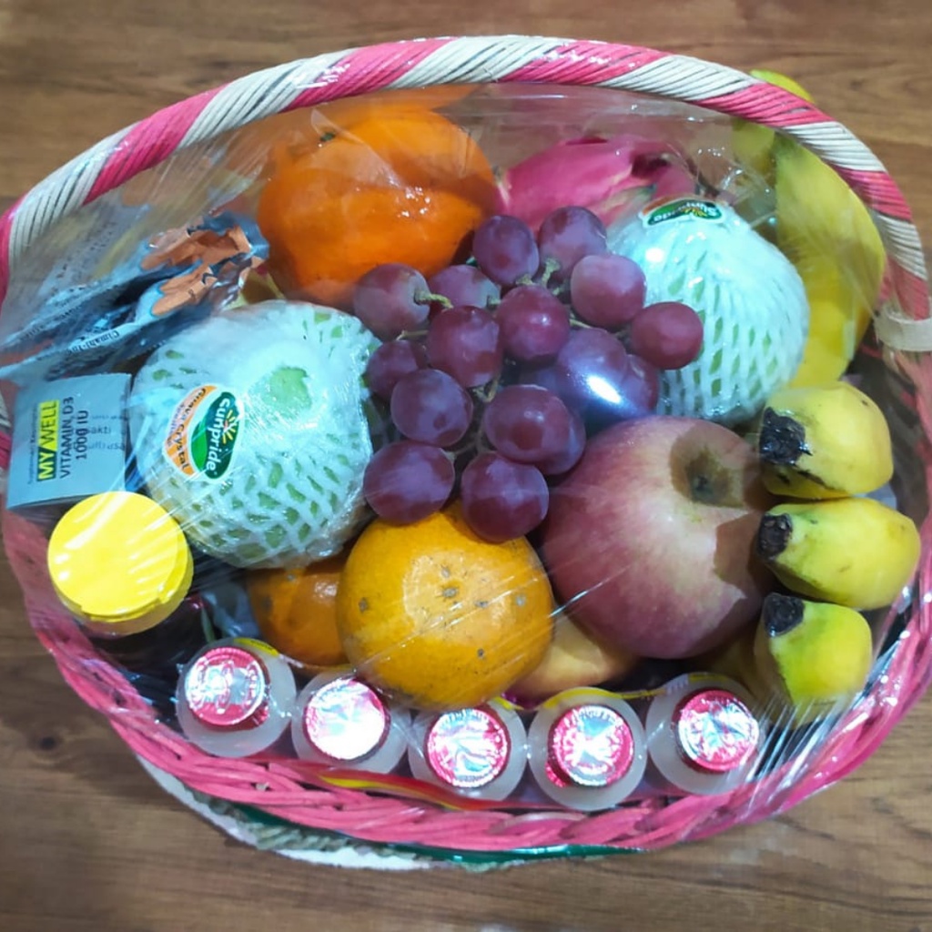 

Parcel Buah Paket Multivitamin Hampers Aneka Buah Madu dan Multi Vitamin Komplit