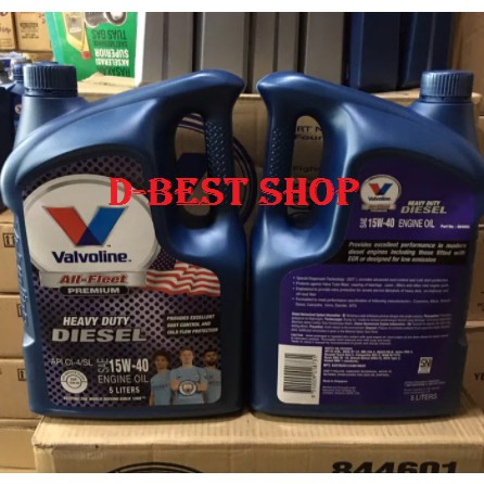 Oli mesin mobil diesel Valvoline 15/40 CL-4/SL - 5 liter