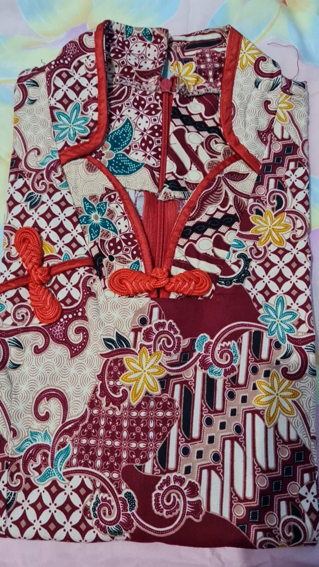 Batik Batik Wanita – Ceongsam Batik Wanita 031 - 228 Red