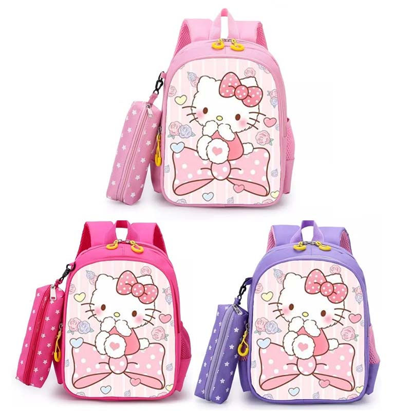 ARISTA TAS RENSEL SEKOLAH ANAK WANITA HELLO KITTY PAUD TK DAN SD