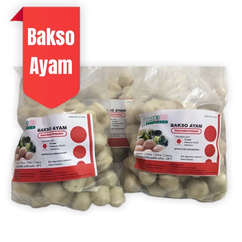 

bakso ayam (bakso 33 bete bete makassar) HALAL