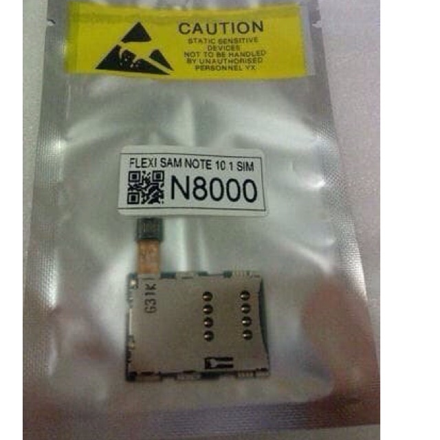 CONNECTOR SIMCARD TEMPAT SIM SAMSUNG NOTE 10.1 N8000