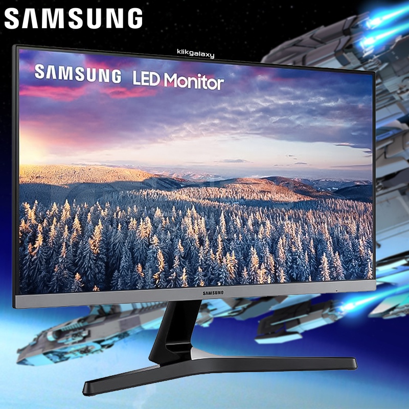 MONITOR LED Samsung S24R350 IPS Frameless 75Hz RESMI ORIGINAL