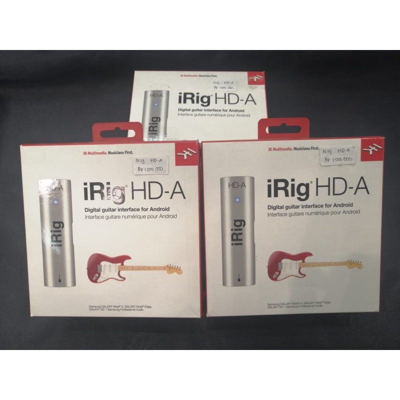Irig HD-A digital guitar interface for android original