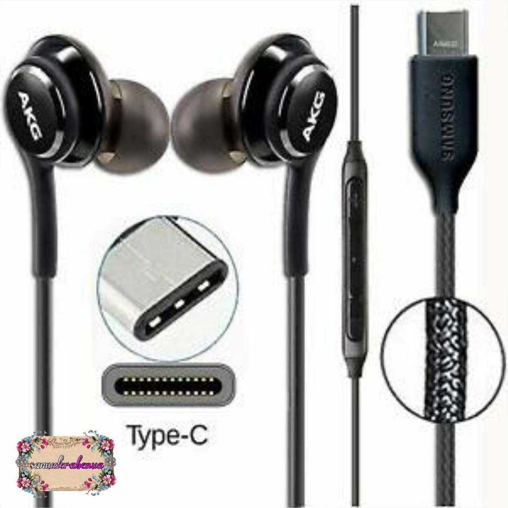 BM038 TIPE C a90 a80 note10 10+ note20 s20 s20+ s21 s22 s22ultra a73 z flip 3 zflip 4 z fold 3 z fold 4 headset Hf headsfree  earphone Samsung tipe c  Tuned by akg original SB118