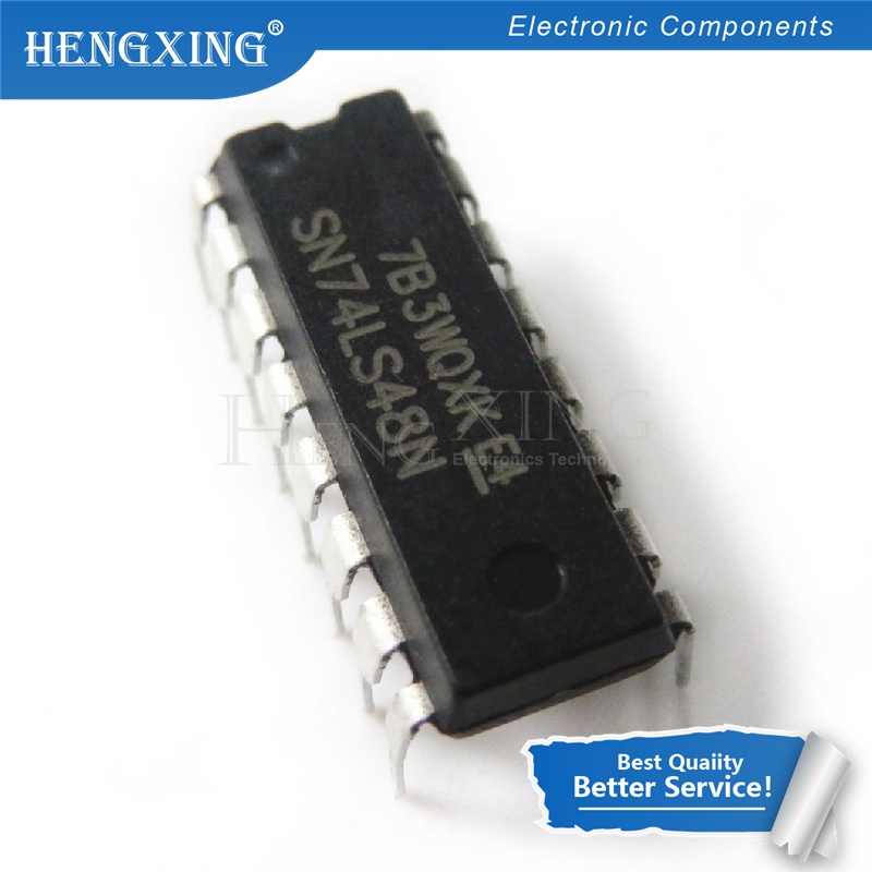 100pcs Ic 74LS48 SN74LS48N HD74LS48P DIP-16