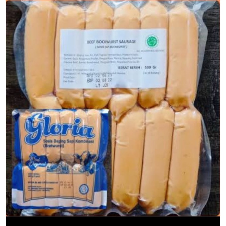 

sosis bratwurst gloria 12 pcs