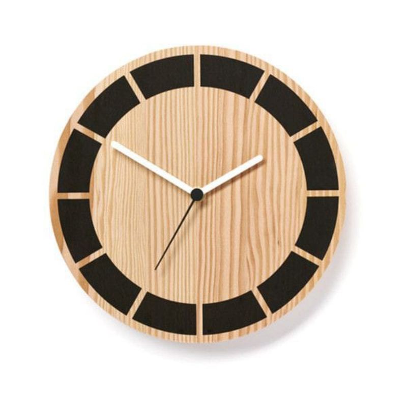 Jam Dinding Model Desain Kayu Unik Dekorasi Pajangan Rumah Retro Vintage-J4