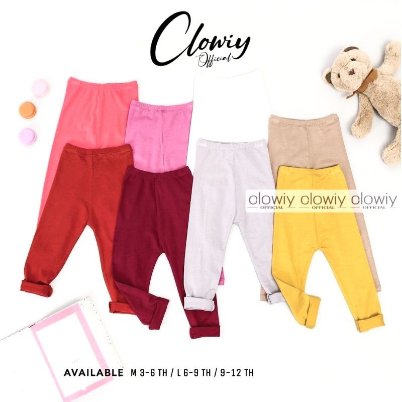 Legging Anak Usia 3th-9th-12th M-L-XL / Legging Anak Perempuan / Legging Anak Laki