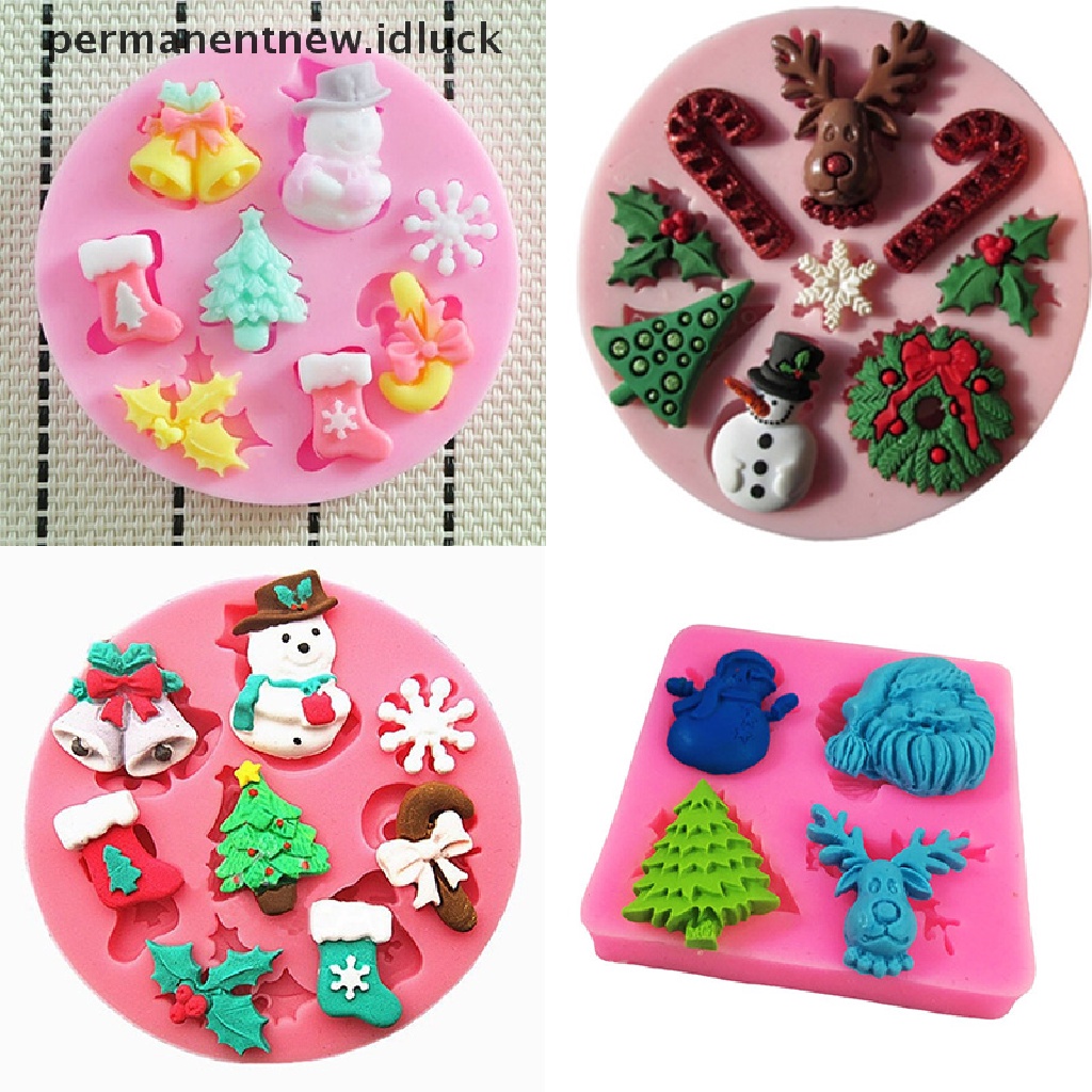 Cetakan Kue Bahan Silikon Desain Natal