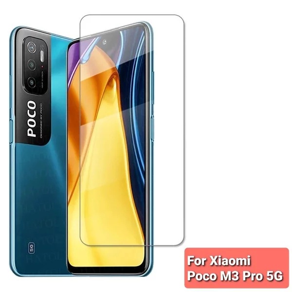 KOREAN Tempered Glass Xiaomi Poco M3 PRO 6.5 INCH Anti Gores Kaca Poco M3 PRO Screen Guard 2.5D 9H