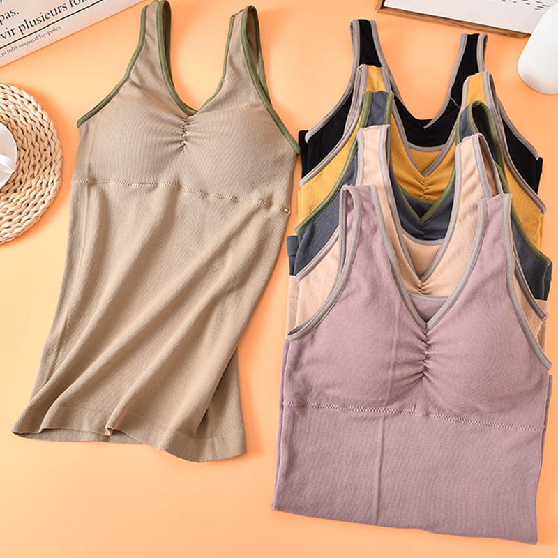 tanktop panjang wanita bra sport