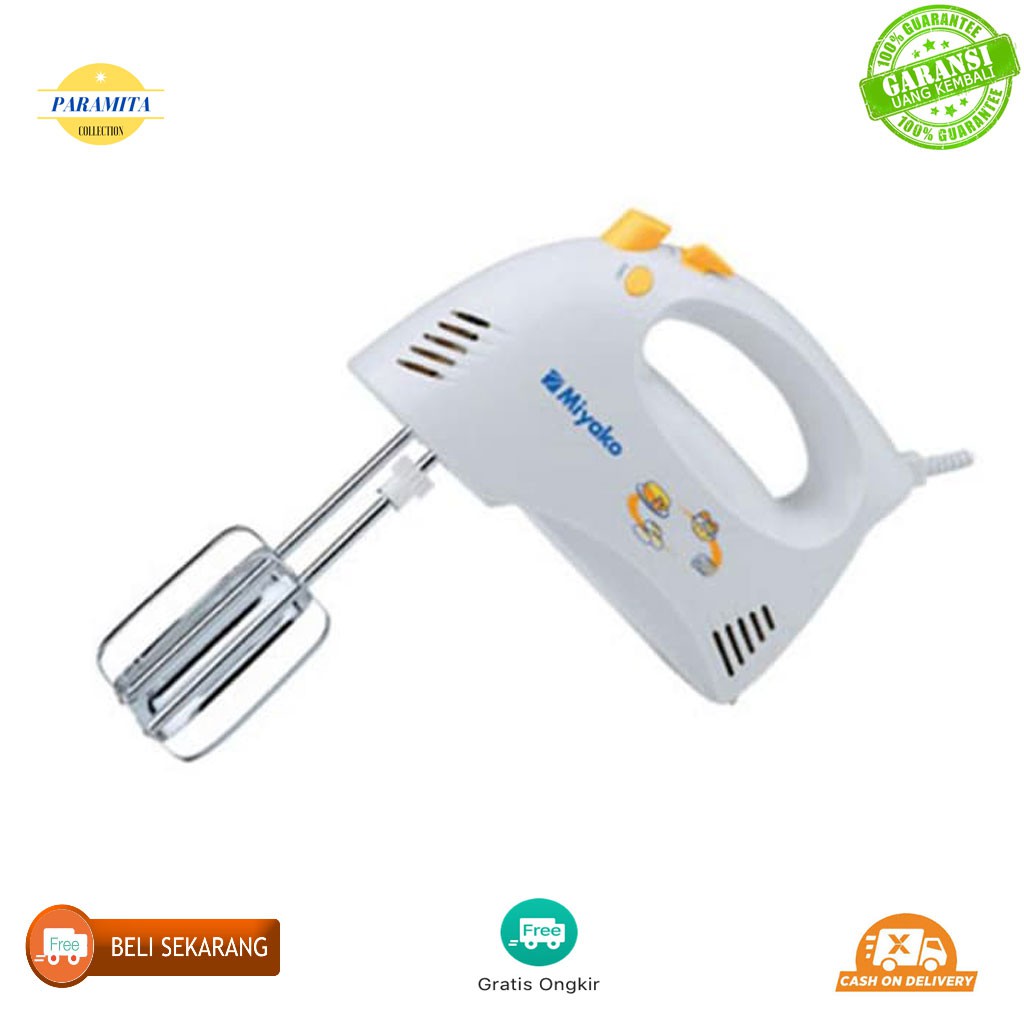 Miyako Hm 620 Hand Mixer 190 Watt PARASACO001 Shopee Miyako Hm 620 Hand Mixer 190 Watt PARASACO001 Shopee