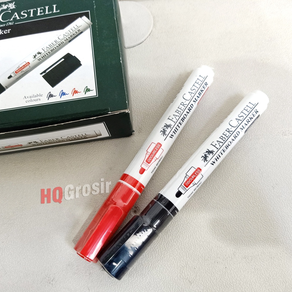 

Whiteboard Marker / Spidol Papan Tulis Faber Castell - bisa dihapus