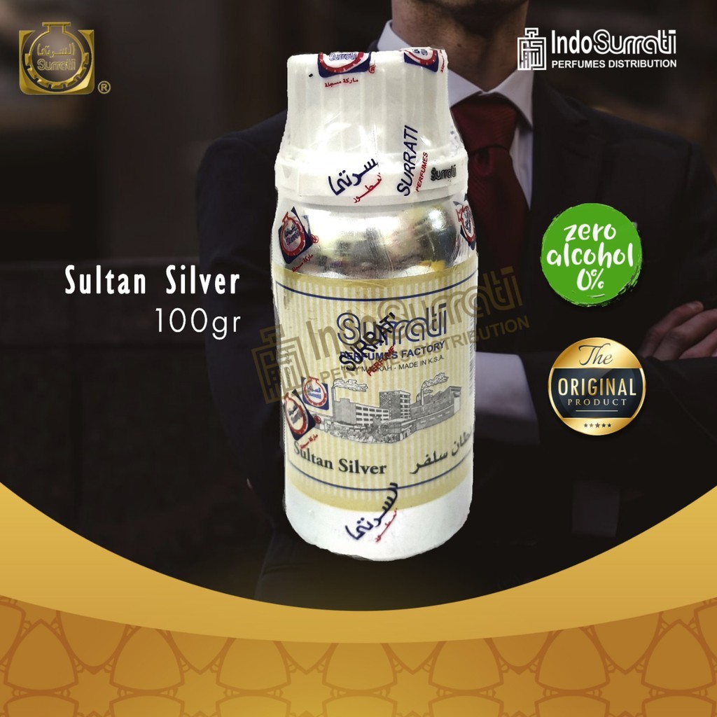 Parfum SULTAN SILVER 100gr | Parfum Surrati | Surrati Perfumes | Bibit Minyak Wangi