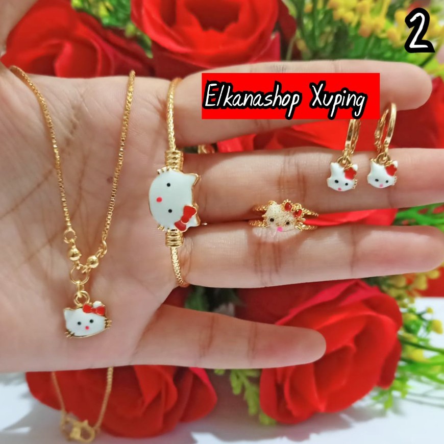 Set Anak hello kity Xuping/elkanashop