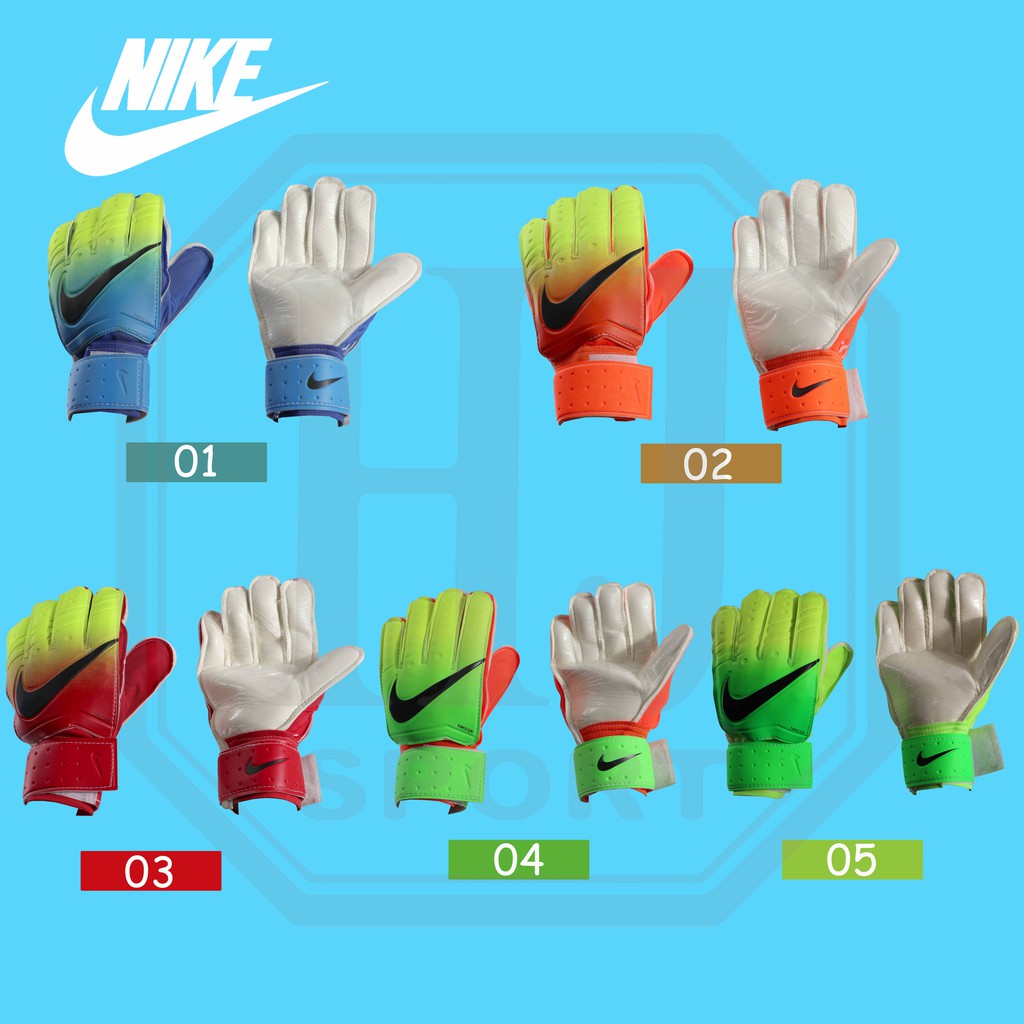 Sarung Tangan Kiper Bola Nike Polos Tulang Original