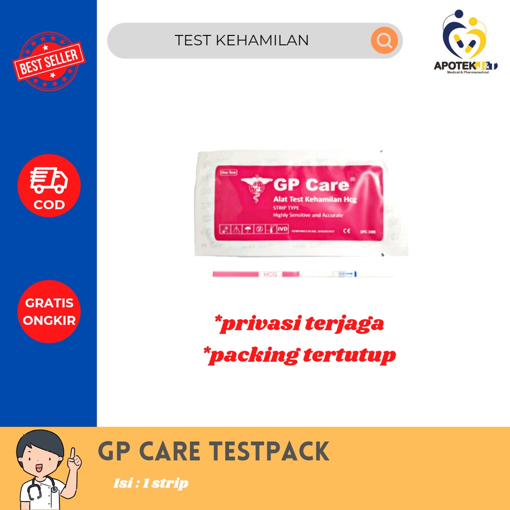 ONEMED BIRU / GP CARE PINK / TEST HAMIL URINE PREGNANCY