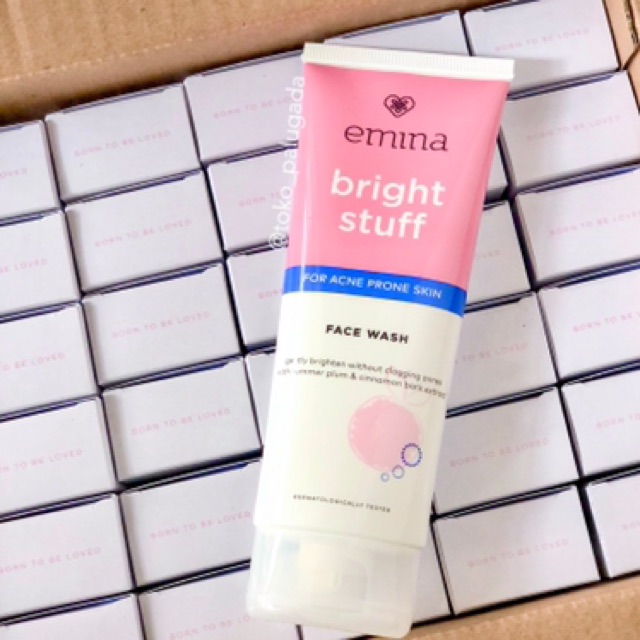 ✅ [BISA COD - HARGA SATUAN] Emina Bright Stuff Face Scrub Emina Serum 7,5ml Toner Face Wash Emina Bright Stuff Exfoliating Toner Emina Bright Stuff New Formula