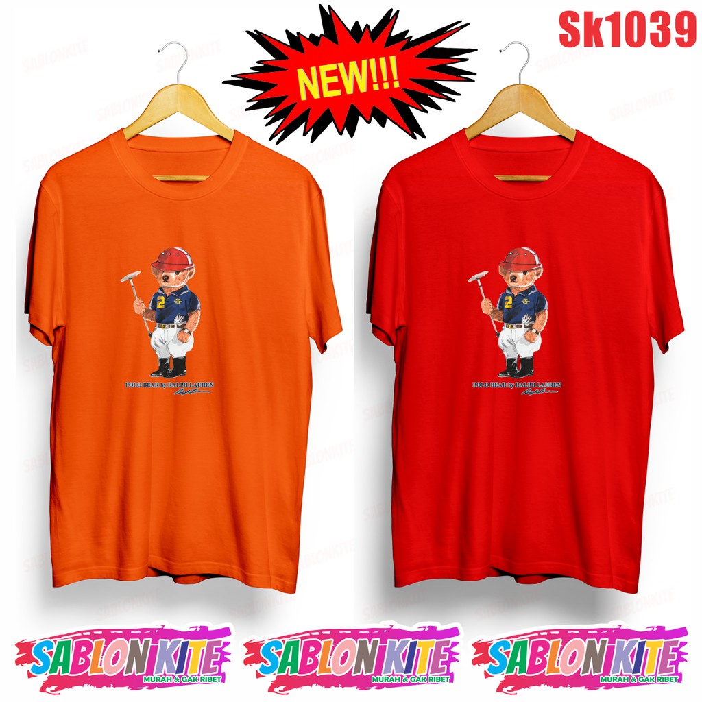 MURAH!!! KAOS KPOP SEOKJIN BEAR SK1039 FG JK JH JIN SG RM V JIM UNISEX COMBED 30S