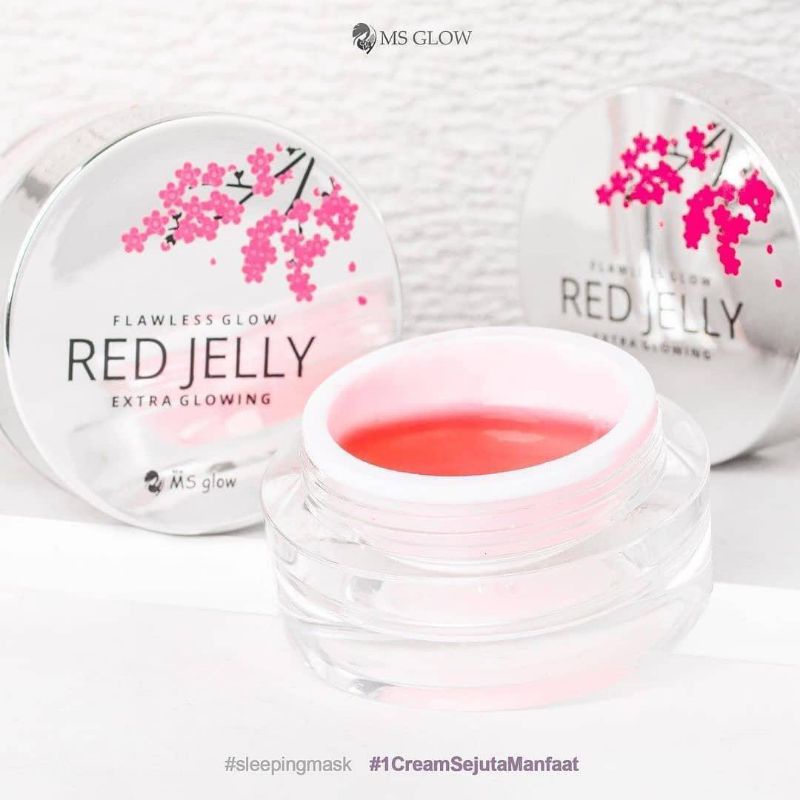 Red jelly Ms Glow/ Glow Red Jelly Ms Glow
