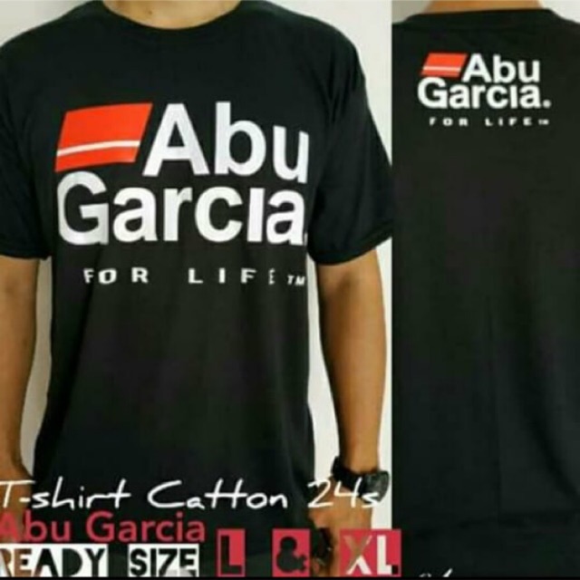 Kaos mancing Logo Abu Garcia Termurah