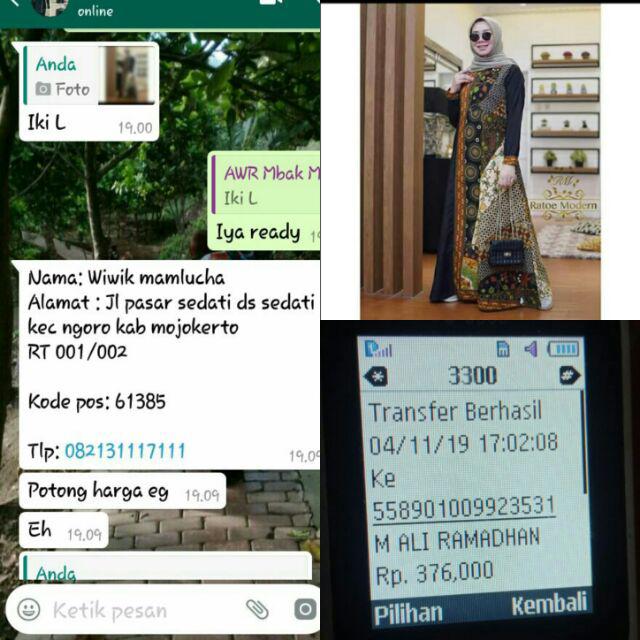 Gamis Batik Batik Original Ratoe Modern